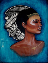 Load image into Gallery viewer, Unique wood art; Strong female art; Feminist art; Empowered women - "LEAVES"