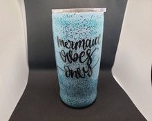 Load image into Gallery viewer, Mermaid Vibes 20oz Glitter Tumbler