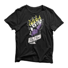 Load image into Gallery viewer, Nonbinary Respect My Pronouns Tee | Nonbinary Pride Tee | Enby Tshirt | LGBTQ+ Shirts