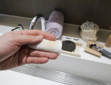 Load image into Gallery viewer, Copy of 100% Organic Cotton Reusable Cotton Rounds | Charcoal infused for applying toner, makeup remover, daily cleansing | travel-friendly