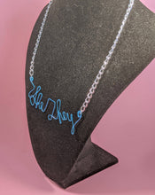 Load image into Gallery viewer, She/They Talisman Necklace - Blue