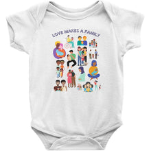 Load image into Gallery viewer, Love Makes a Family Bodysuit
