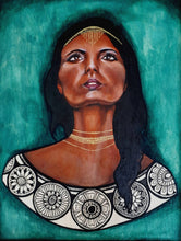 Load image into Gallery viewer, Unique wood art; Strong female art; Feminist art; Empowered women - "WARRIOR"