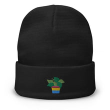 Load image into Gallery viewer, Pan Plant Embroidered Beanie