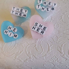 Load image into Gallery viewer, Pronoun Pins!- Made To Order Custom Pins
