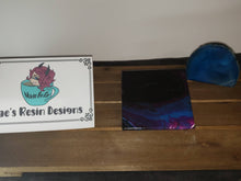 Load image into Gallery viewer, Nebula - Acrylic Flow Ceramic Tile Coasters