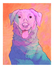 Load image into Gallery viewer, Custom Psychedelic Pet Portraits