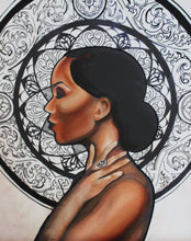 Load image into Gallery viewer, Unique wood art; Strong female art; Feminist art; Empowered women - "LOTUS"