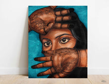 Load image into Gallery viewer, Original Oil Painting; BIPOC art; Female art - "Horizons"