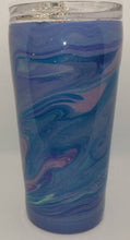Load image into Gallery viewer, Purple Waves 16oz Flow Acrylic Tumbler