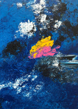 Load image into Gallery viewer, "Pink Ocean Waves" Original Acrylic Painting