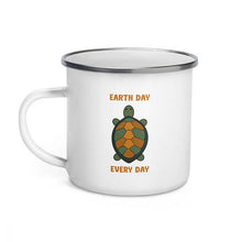 Load image into Gallery viewer, Earth Day Every Day Enamel Mug
