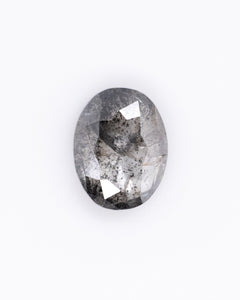 0.90ct Oval Shaped Loose Salt & Pepper Diamond - Malleable Jewellers