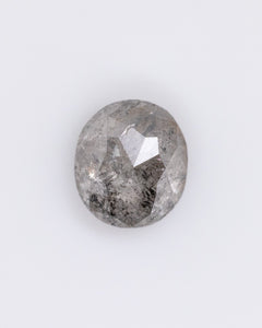 1.26ct Oval Shaped Loose Salt & Pepper Diamond