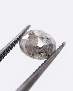 1.26ct Oval Shaped Loose Salt & Pepper Diamond