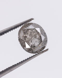 1.26ct Oval Shaped Loose Salt & Pepper Diamond