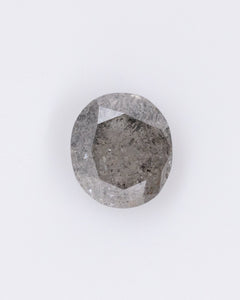 1.26ct Oval Shaped Loose Salt & Pepper Diamond