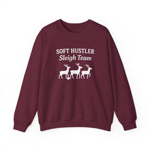 Load image into Gallery viewer, Soft Hustler Sleigh Team Christmas Crewneck
