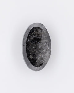 1.37ct Oval Shaped Loose Salt & Pepper Diamond