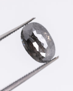 1.51ct Oval Shaped Loose Salt & Pepper Diamond