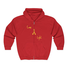 Load image into Gallery viewer, Love &amp; Light Full Zip Hoodie
