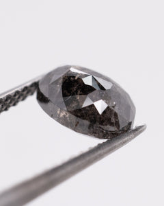 1.62ct Oval Shaped Loose Salt & Pepper Diamond