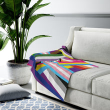Load image into Gallery viewer, Pride Flags Plush Blanket
