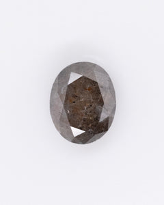 1.71ct Oval Shaped Loose Salt & Pepper Diamond