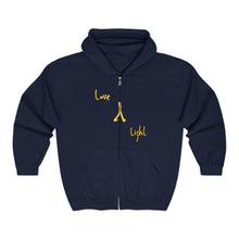 Load image into Gallery viewer, Love &amp; Light Full Zip Hoodie
