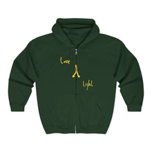 Load image into Gallery viewer, Love &amp; Light Full Zip Hoodie

