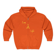 Load image into Gallery viewer, Love &amp; Light Full Zip Hoodie
