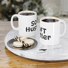 Load image into Gallery viewer, Soft Hustler Mug – Minimalist Affirmation Coffee Cup for Mindful Entrepreneurs

