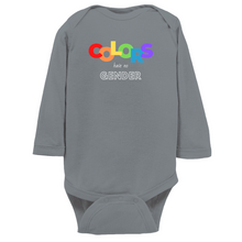 Load image into Gallery viewer, Colors Have No Gender Long Sleeve Bodysuit
