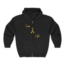 Load image into Gallery viewer, Love &amp; Light Full Zip Hoodie
