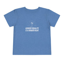 Load image into Gallery viewer, Gender Equality is a Human Right Toddler T-Shirt
