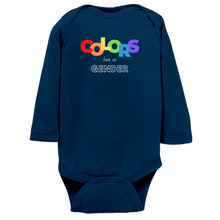 Load image into Gallery viewer, Colors Have No Gender Long Sleeve Bodysuit
