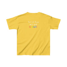 Load image into Gallery viewer, “Don’t Let Anyone Mute Your Colours” Kids Tee
