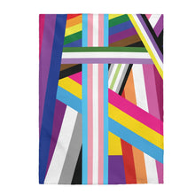 Load image into Gallery viewer, Pride Flags Plush Blanket
