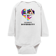 Load image into Gallery viewer, Celebrate Diversity Long Sleeve Bodysuit
