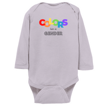 Load image into Gallery viewer, Colors Have No Gender Long Sleeve Bodysuit
