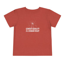 Load image into Gallery viewer, Gender Equality is a Human Right Toddler T-Shirt
