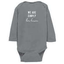 Load image into Gallery viewer, Born Human Long Sleeve Bodysuit
