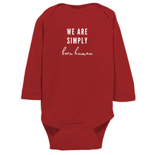 Load image into Gallery viewer, Born Human Long Sleeve Bodysuit

