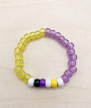 Load image into Gallery viewer, Non-Binary Pride Kandi Bracelet
