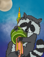 Load image into Gallery viewer, "Midnight Climber" – Art Print

