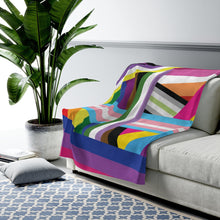 Load image into Gallery viewer, Pride Flags Plush Blanket
