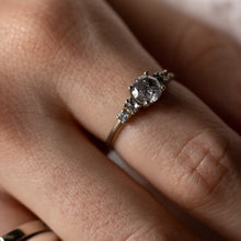 Load image into Gallery viewer, Array Engagement Ring in White Gold - Malleable Jewellers
