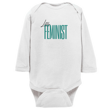Load image into Gallery viewer, Little Feminist Long Sleeve Bodysuit

