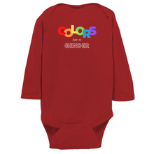 Load image into Gallery viewer, Colors Have No Gender Long Sleeve Bodysuit
