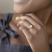 Load image into Gallery viewer, Cushion Cut Solitaire in White Gold - Malleable Jewellers
